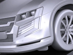 SUV crossover gen&eacute;rico 2017 Modelo 3D