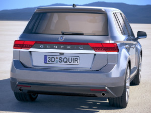 Generic SUV Crossover 2018 3D Модель