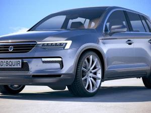 Generic SUV Crossover 2018 3D Model