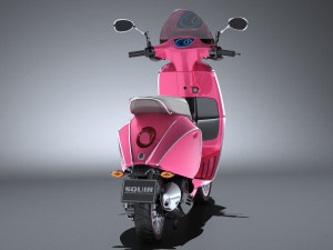 Generic Scooter 2017 3D Model
