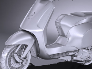 Generic Scooter 2017 3D Model