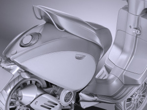 Generic Scooter 2017 3D Model
