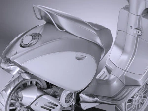 Generic Scooter 2017 3D Model