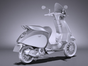 Generic Scooter 2017 3D Model