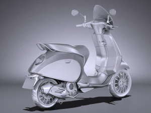 Generic Scooter 2017 3D Model