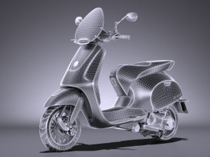 Generic Scooter 2017 3D Model