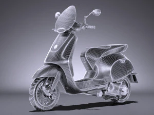 Generic Scooter 2017 3D Model
