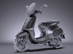 Generic Scooter 2017 3D Model