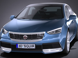 Generic Sedan 2 2017 3D Модель