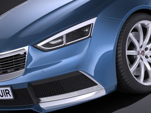 Generic Sedan 2 2017 3D Модель