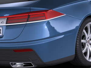 Generic Sedan 2 2017 3D Модель