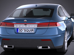 Generic Sedan 2 2017 3D Модель