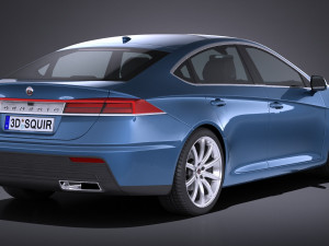 Generic Sedan 2 2017 3D Модель
