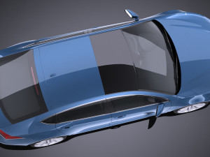 Generic Sedan 2 2017 3D Модель
