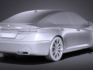 Generic Sedan 2 2017 3D Модель
