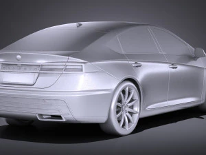 Generic Sedan 2 2017 3D Model