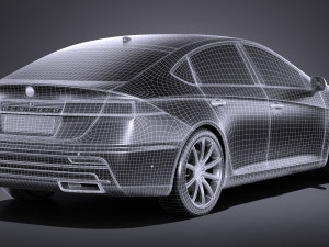 Generic Sedan 2 2017 3D Модель