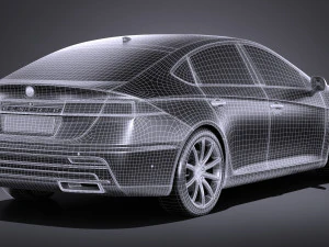 Generic Sedan 2 2017 3D Model