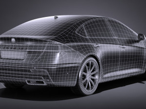 Generic Sedan 2 2017 3D Модель