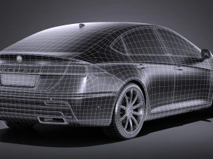 Generic Sedan 2 2017 3D Model