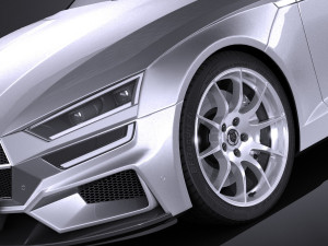 Generic Sedan 2017 v2 Studio Modelo 3D
