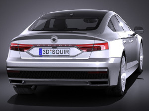 Generic Sedan 2017 v2 Studio Modelo 3D