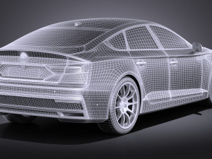 Generic Sedan 2017 v2 Studio Modelo 3D