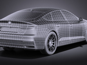 Generic Sedan 2017 v2 Studio Modelo 3D