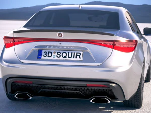 Sed&aacute;n gen&eacute;rico 2018 Modelo 3D