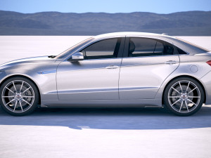 Generic Sedan 2018 3D Model