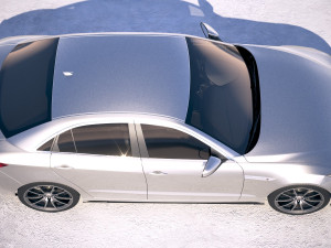 Generic Sedan 2018 3D Model