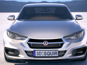 Generic Sedan 2018 3D Model