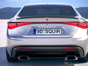 Generic Sedan 2018 3D Model