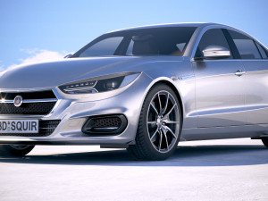 Generic Sedan 2018 3D Model