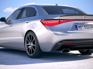 Generic Sedan 2018 3D Model