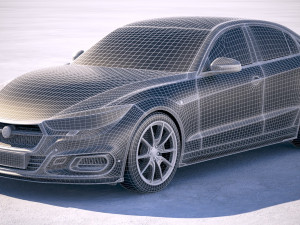 Generic Sedan 2018 3D Model