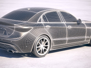 Generic Sedan 2018 3D Model