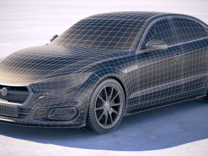 Generic Sedan 2018 3D Model