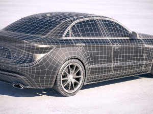 Generic Sedan 2018 3D Model