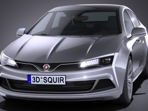 Generic Sedan NN 2017 3D 模型