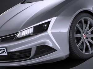 Generic Sedan NN 2017 3D 模型
