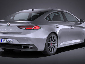 Generic Sedan NN 2017 3D 模型