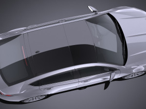 Generic Sedan NN 2017 3D 模型