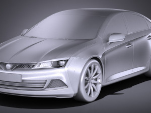 Generic Sedan NN 2017 3D 模型
