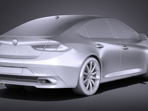 Generic Sedan NN 2017 3D 模型