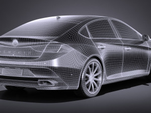 Generic Sedan NN 2017 3D 模型