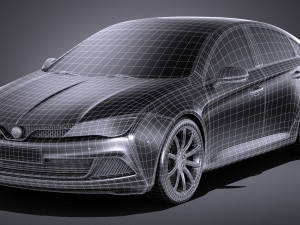 Generic Sedan NN 2017 3D 模型