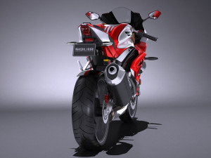 Generic Sport Bike 2017 Modello 3D
