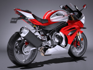 Generic Sport Bike 2017 Modello 3D