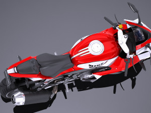 Generic Sport Bike 2017 Modello 3D
